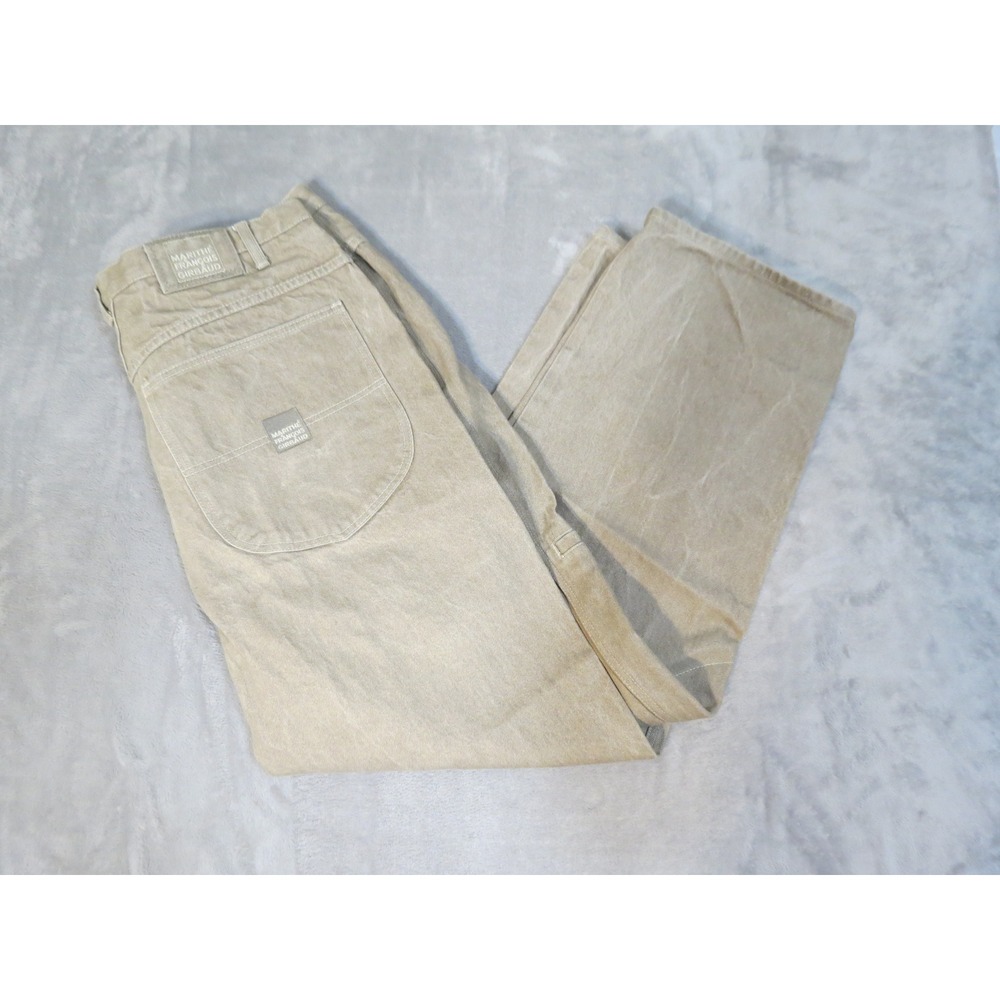 Vintage Marithe Francois Girbaud Jeans Mens 42 Tan Brand X Authentic Fit Baggy - Picture 2 of 12